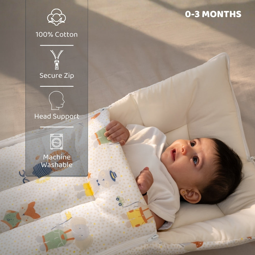 Box Of Love Baby Essentials I Perfect Baby Shower Gift Pack I – Jungle Joy Edit (Pack of 10)