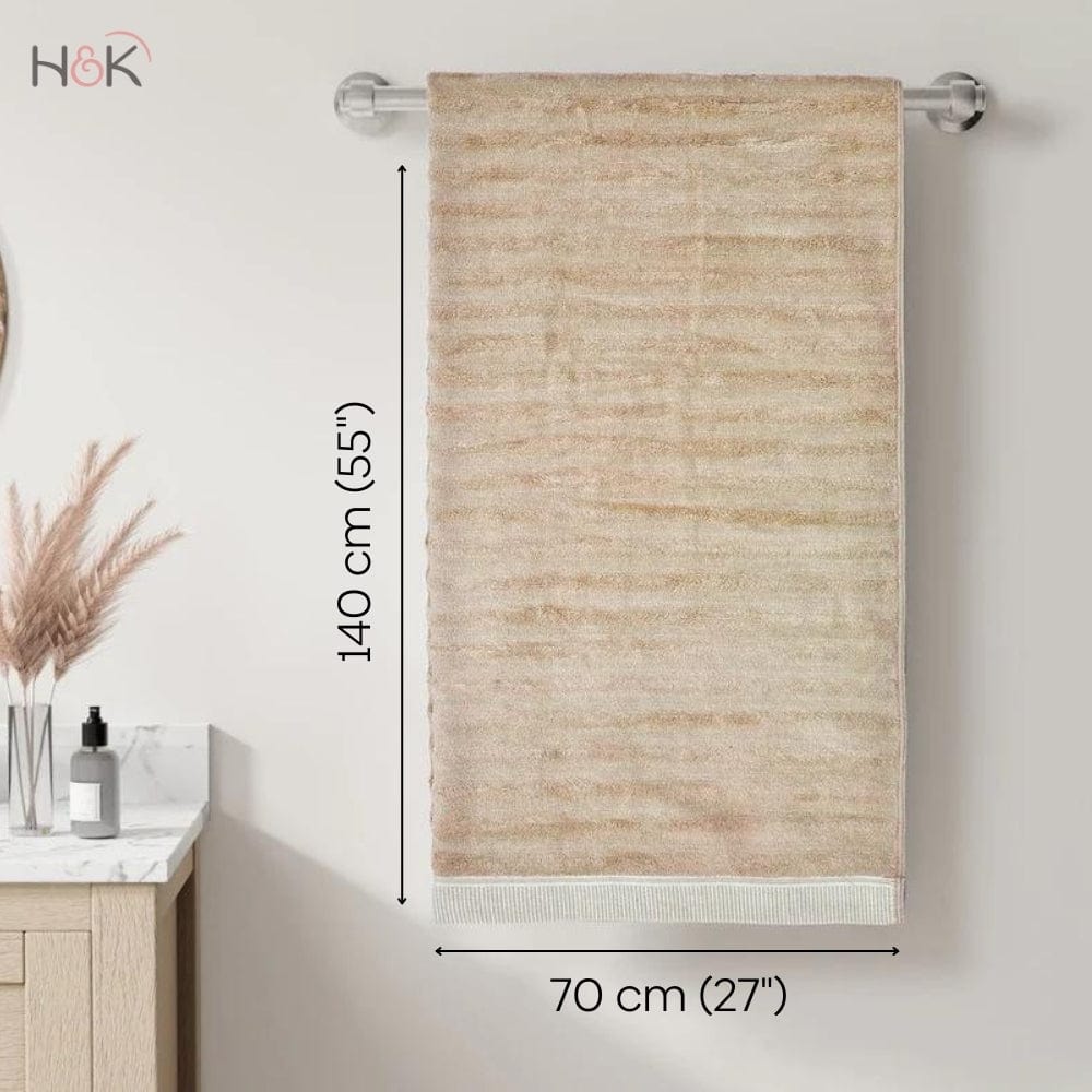 100% Bamboo Towel 600 GSM, Smoke Grey