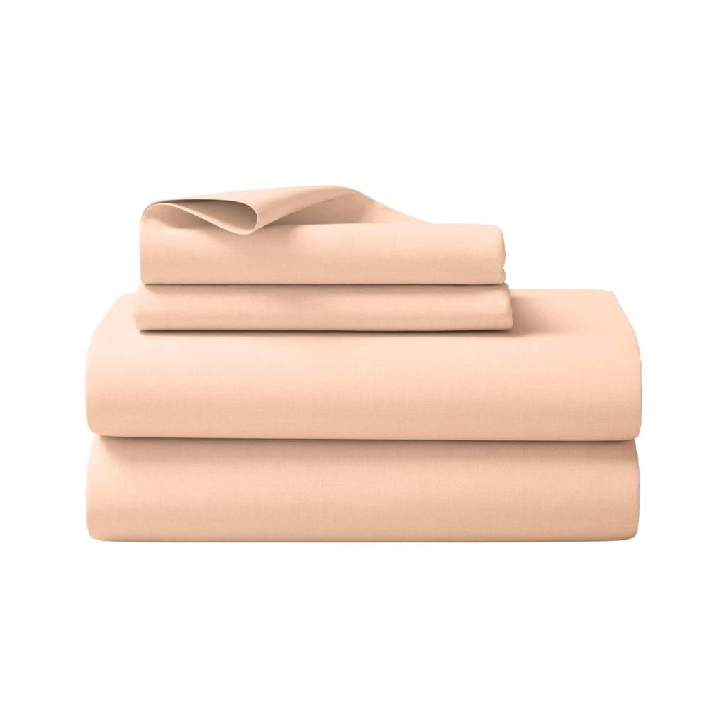 Tencel 300 TC King Flat Bedsheet- Blush Dusk