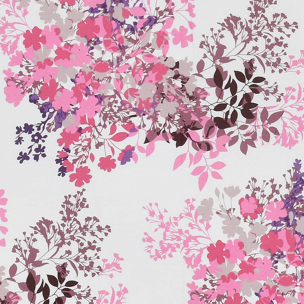 Greek Garden Romance 100% Cotton Double Fitted Bedsheet, 186 TC