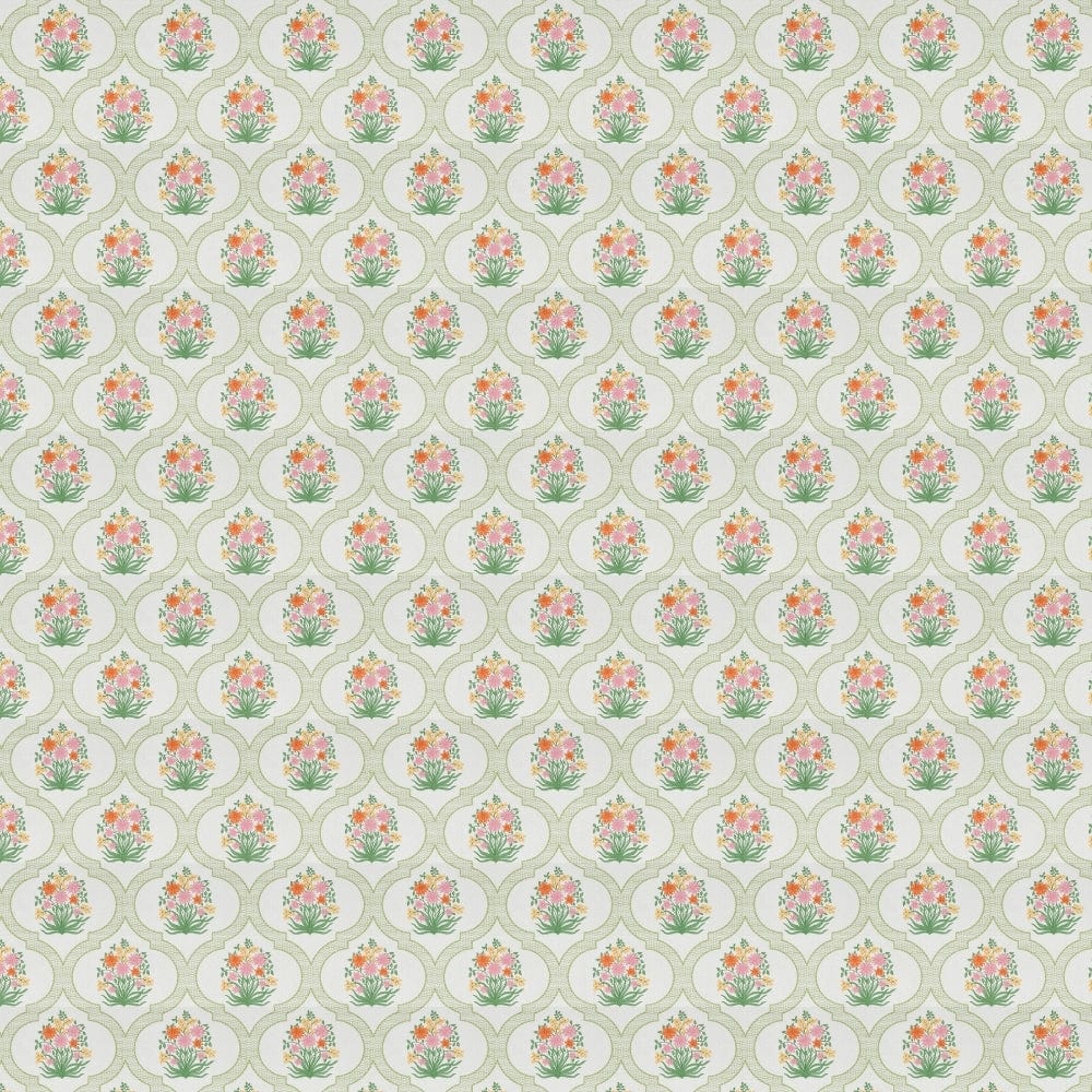 Amber Trellis 186 TC Cotton 100% Printed Flat Double Bedsheet