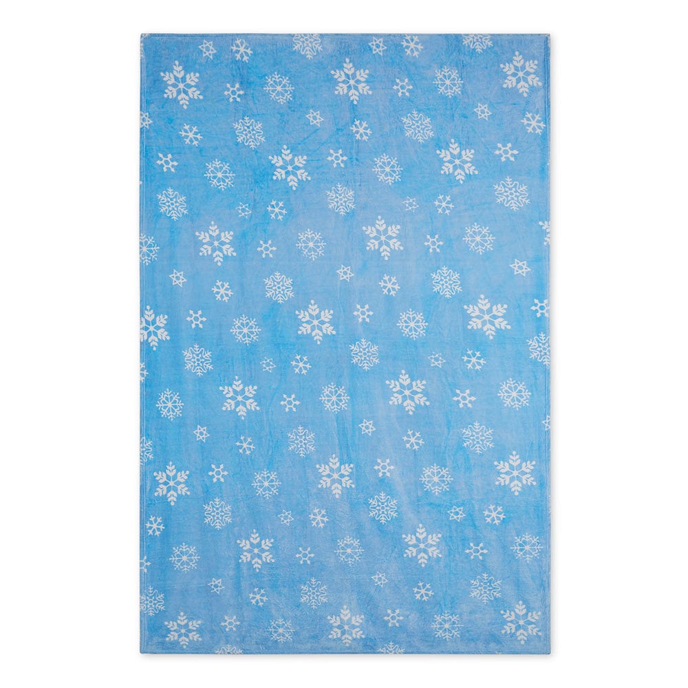 Aster Printed Reversible Flannel AC / All season Blanket - Double