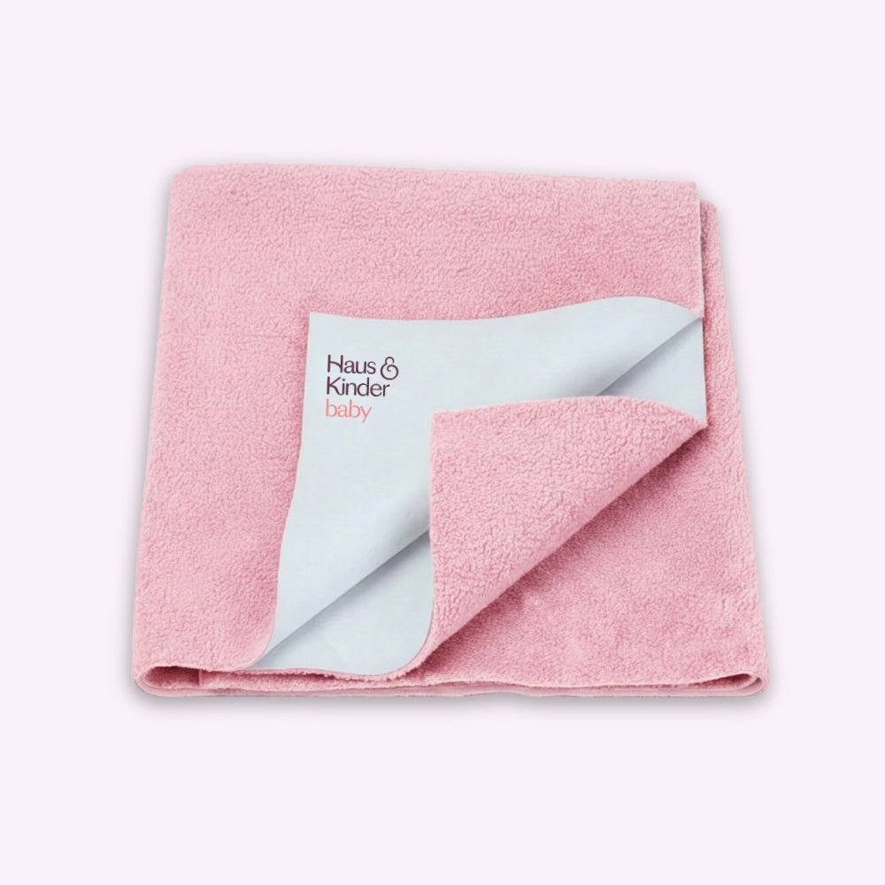 Waterproof Quick Dry Sheet for Baby, Lilac & Pink, Pack of 2 - | haus & kinder