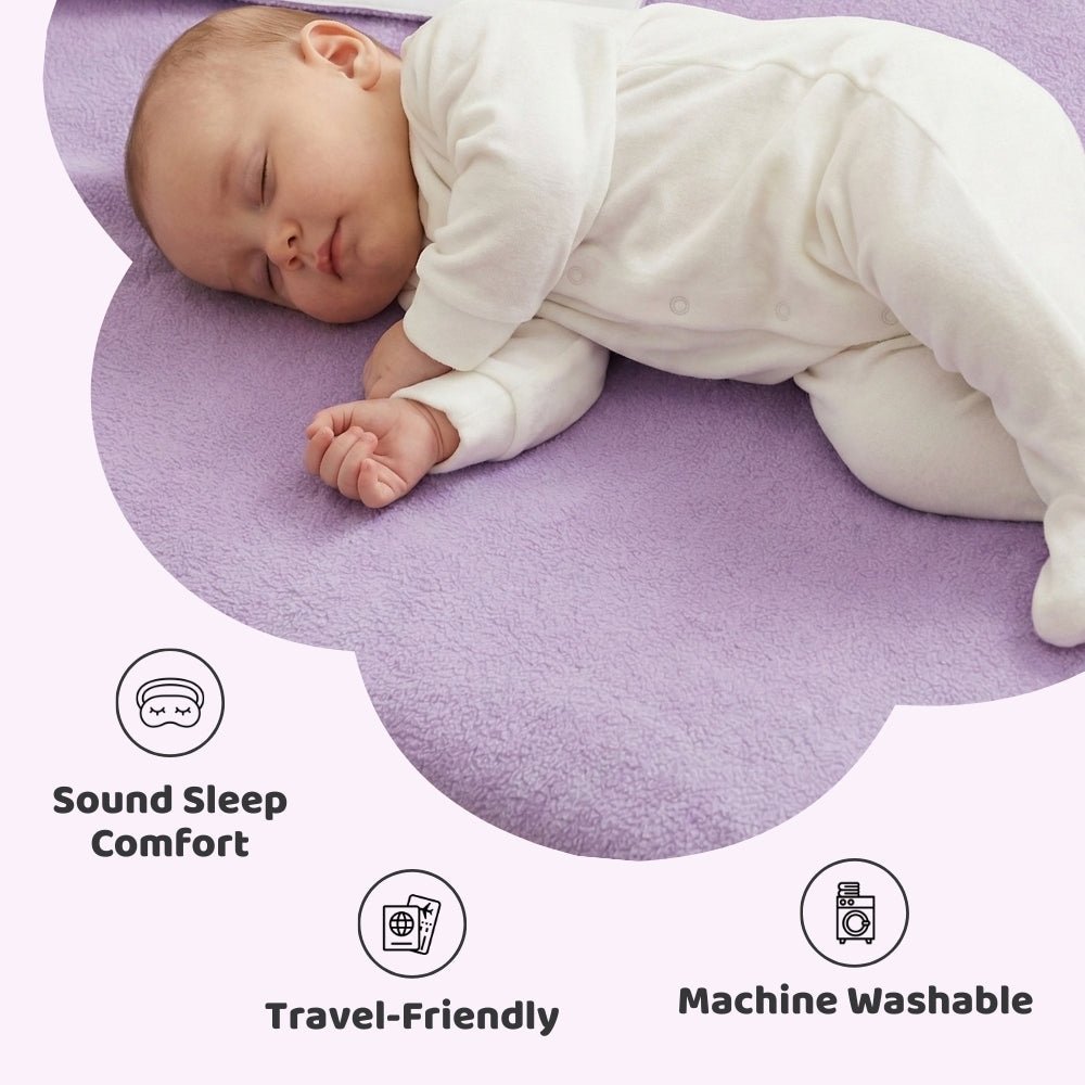 Waterproof Quick Dry Sheet for Baby, Lilac & Pink, Pack of 2 - | haus & kinder