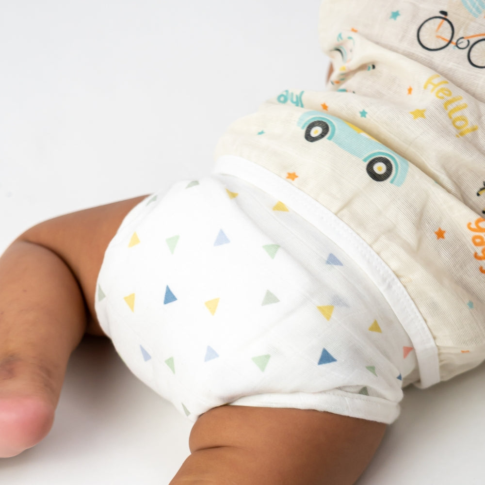 Breeze Baby Vests And Nappies Pack of 3 Sets- Tropical Twist