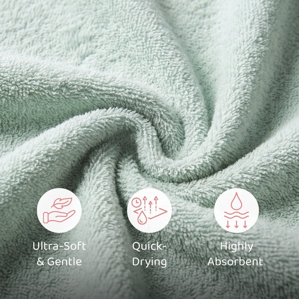 100% Microfiber Terry Cotton Hooded Baby Towel-Dino Explorer - Hooded Towel | haus & kinder