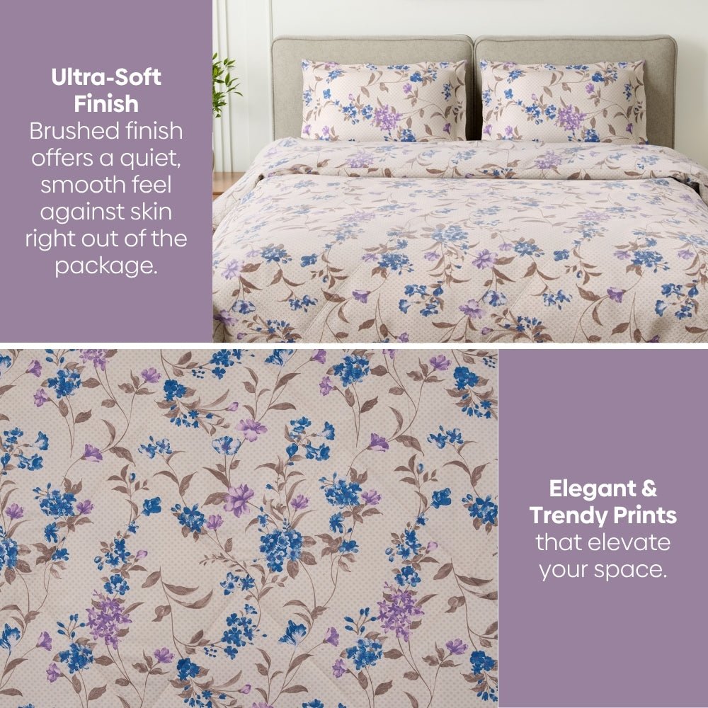 Lilac Serenity Bed in a Bag, Pack of 4 - Bed in a Bag | haus & kinder