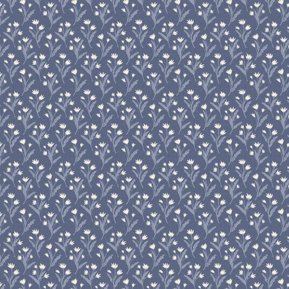 Amber Microfiber Set of 4- Bed In A Bag, Dark Blue