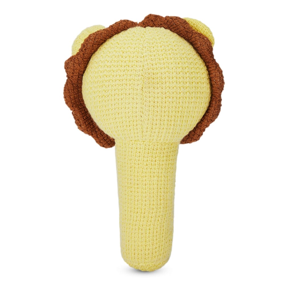 Rattle- Leo, Yellow