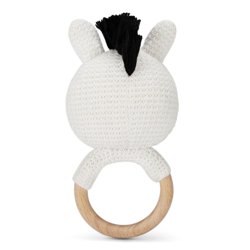 Teether- Stripe, White