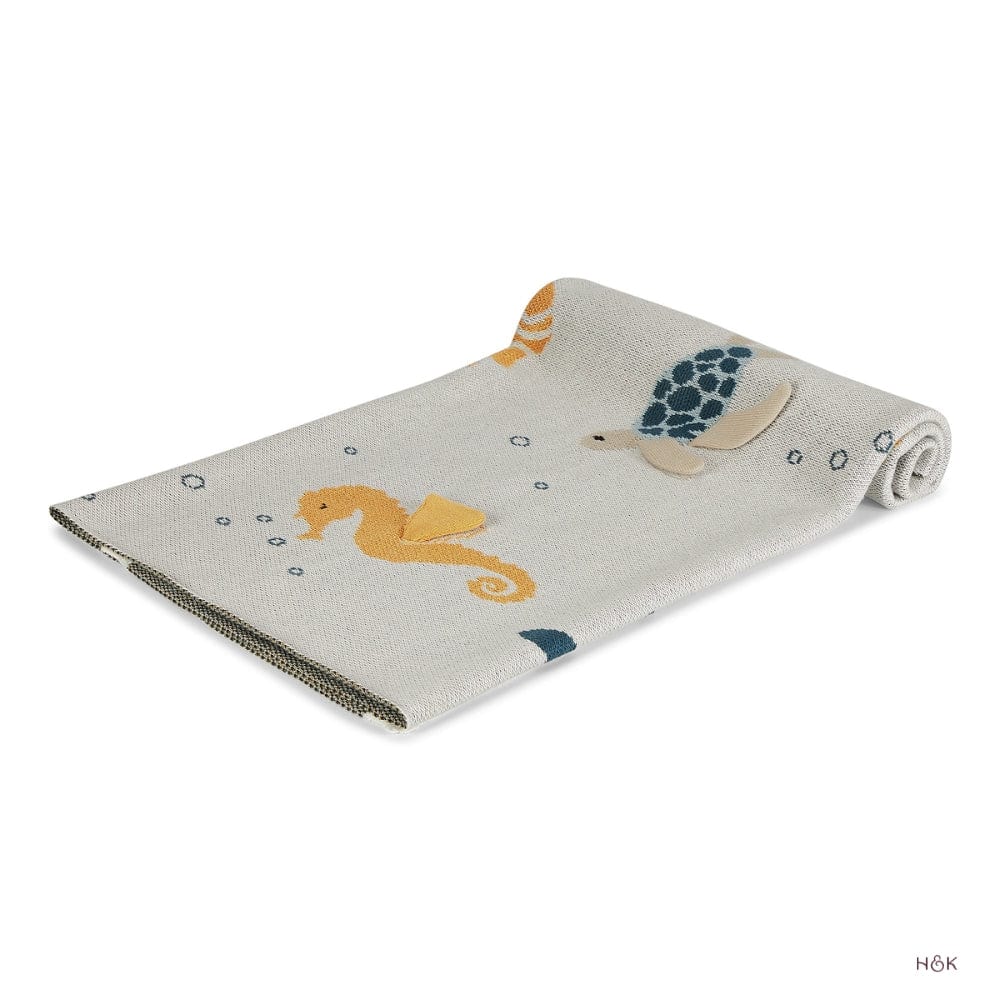 Sea Pals Knitted Summer/AC blanket
