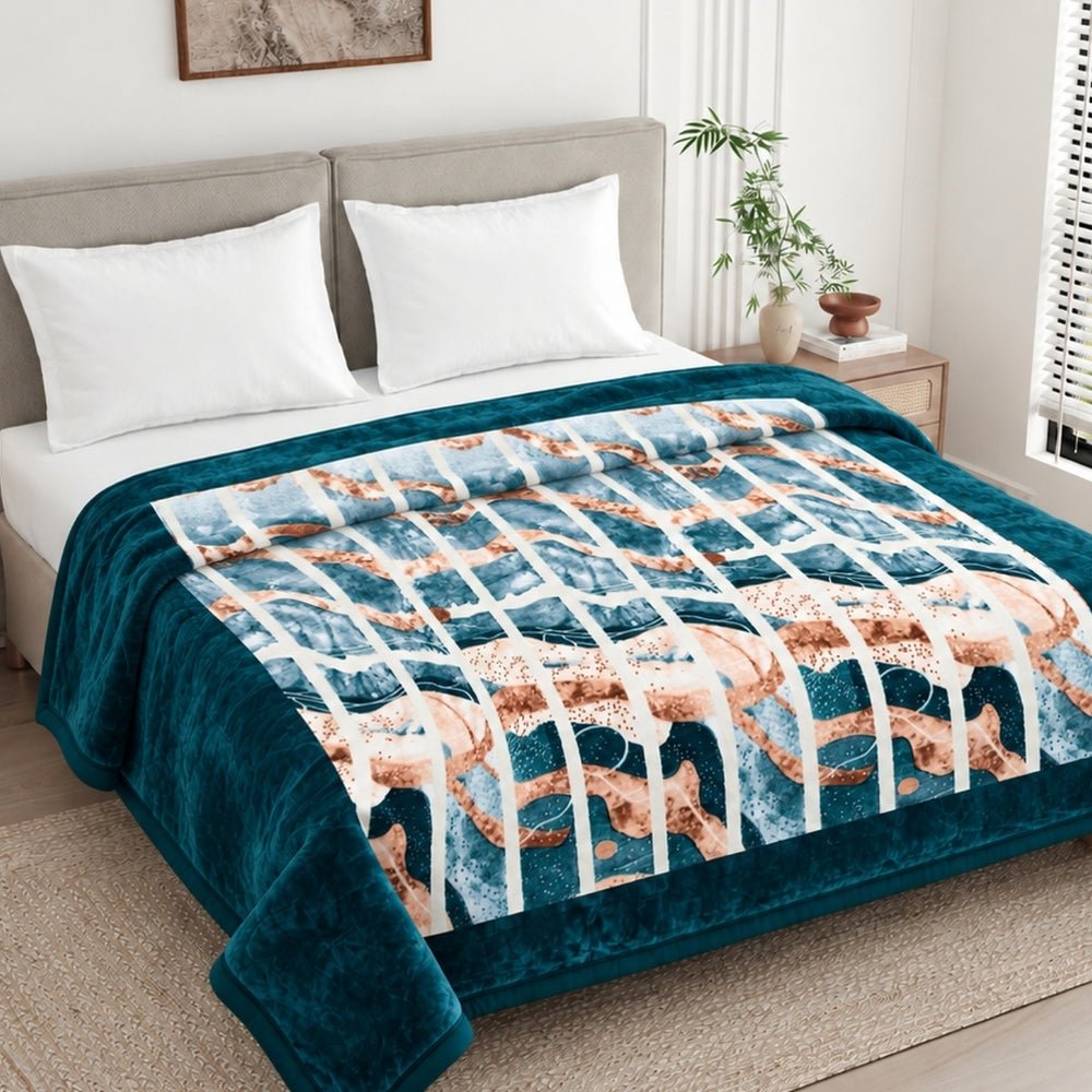 Soft Embrace Cloudy Printed Blanket, Ocean Drift - Cloudy Blanket | haus & kinder