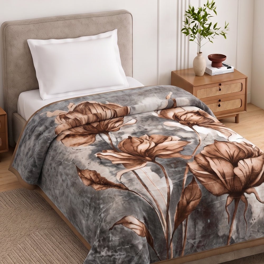 Soft Embrace Cloudy Printed Blanket, Snowflake Garden - Cloudy Blanket | haus & kinder