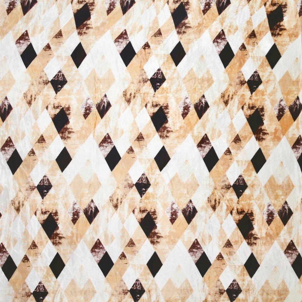Champagne Mosaic, Cozy Winter Flannel Blanket - Flannel Blanket | haus & kinder