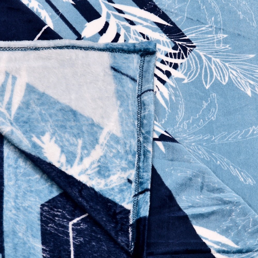 Frosted Fern, Cozy Winter Flannel Blanket - Flannel Blanket | haus & kinder