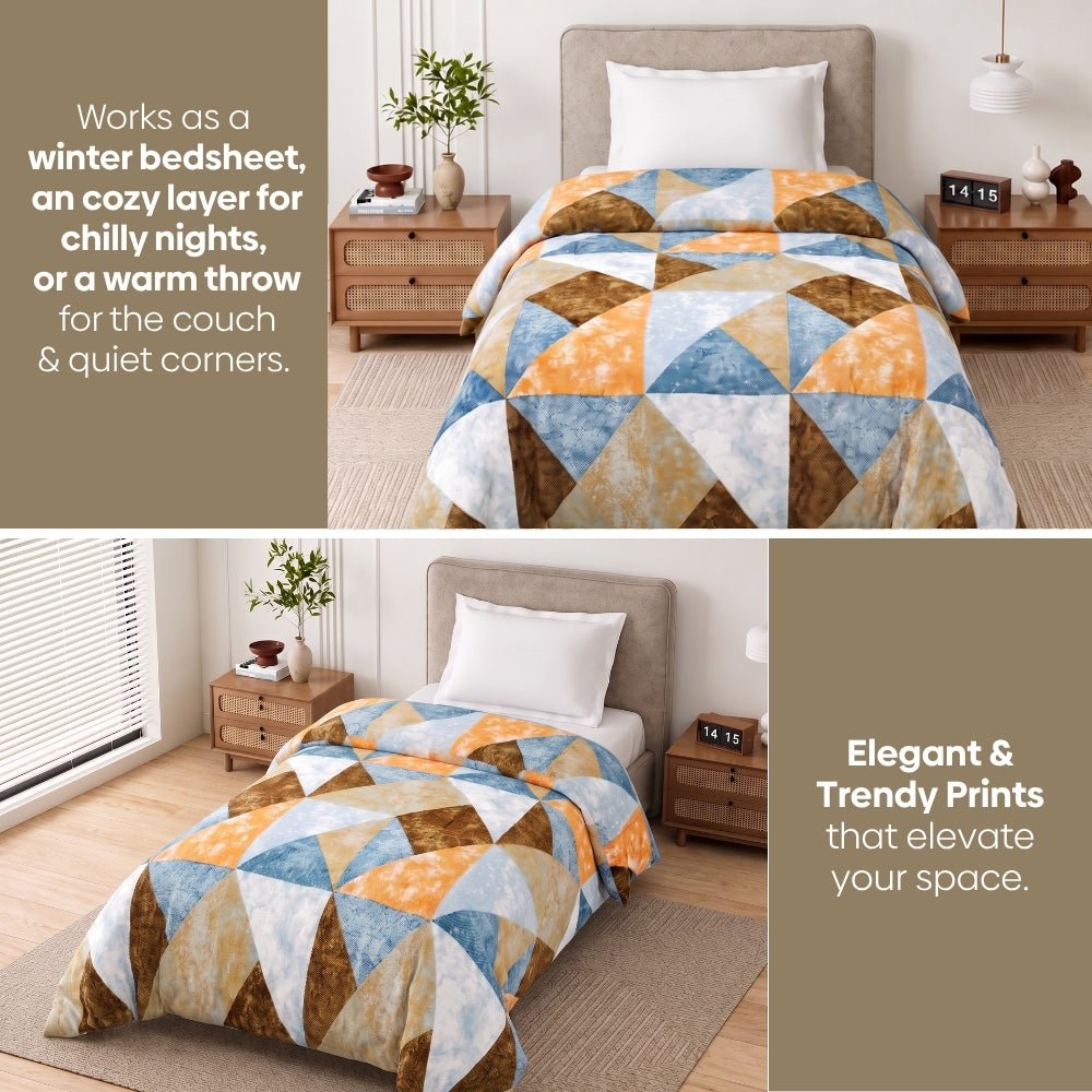Sage Symphony, Cozy Winter Flannel Blanket - Flannel Blanket | haus & kinder