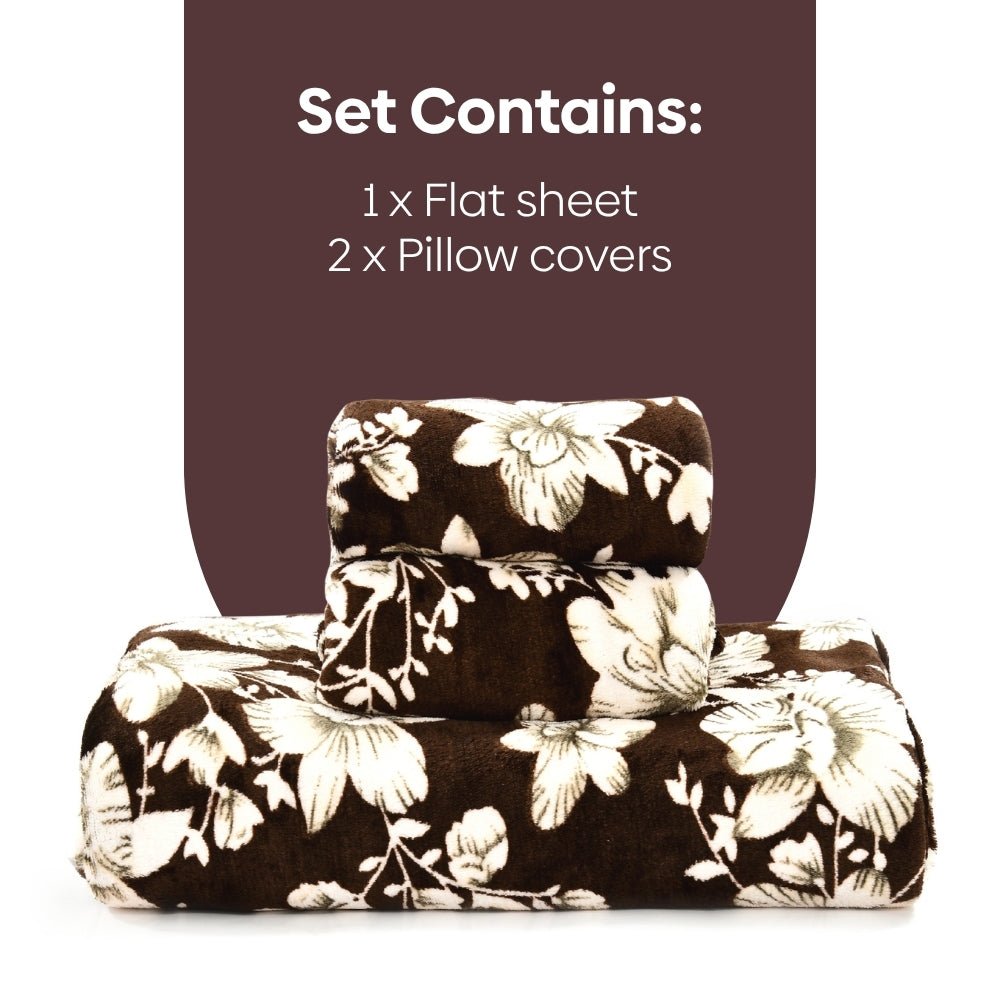 Soft Embrace Winter Bedsheet, Vintage Bloom - Winter Bedsheet | haus & kinder