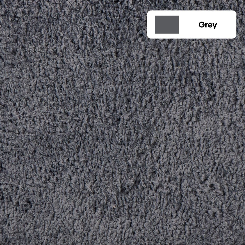 Plush Microfiber Solid Bathmat, Grey - Bathmat | haus & kinder