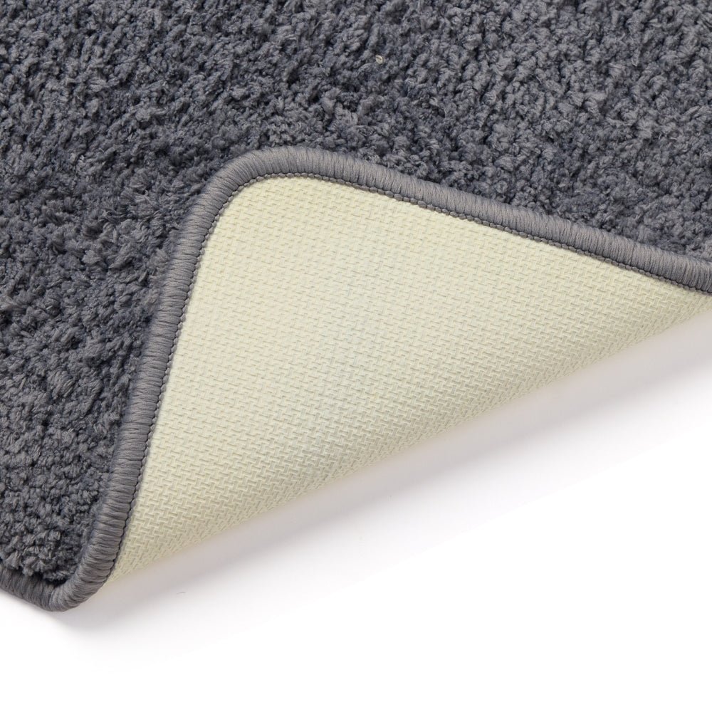Plush Microfiber Solid Bathmat, Grey - Bathmat | haus & kinder