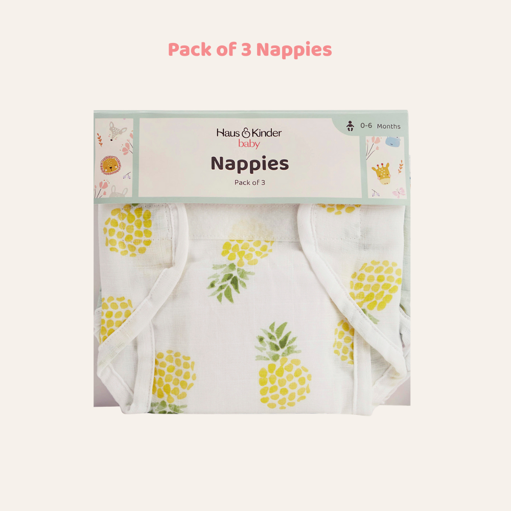 Tropical Twist : Pack of 3 Nappies