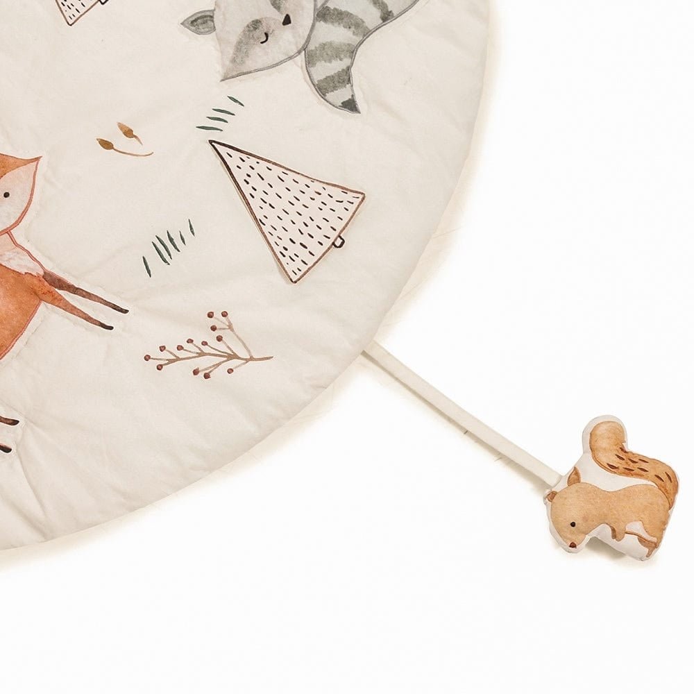 Woodland Animals Baby Activity Mat with Animal Rattles - Play Mat | haus & kinder