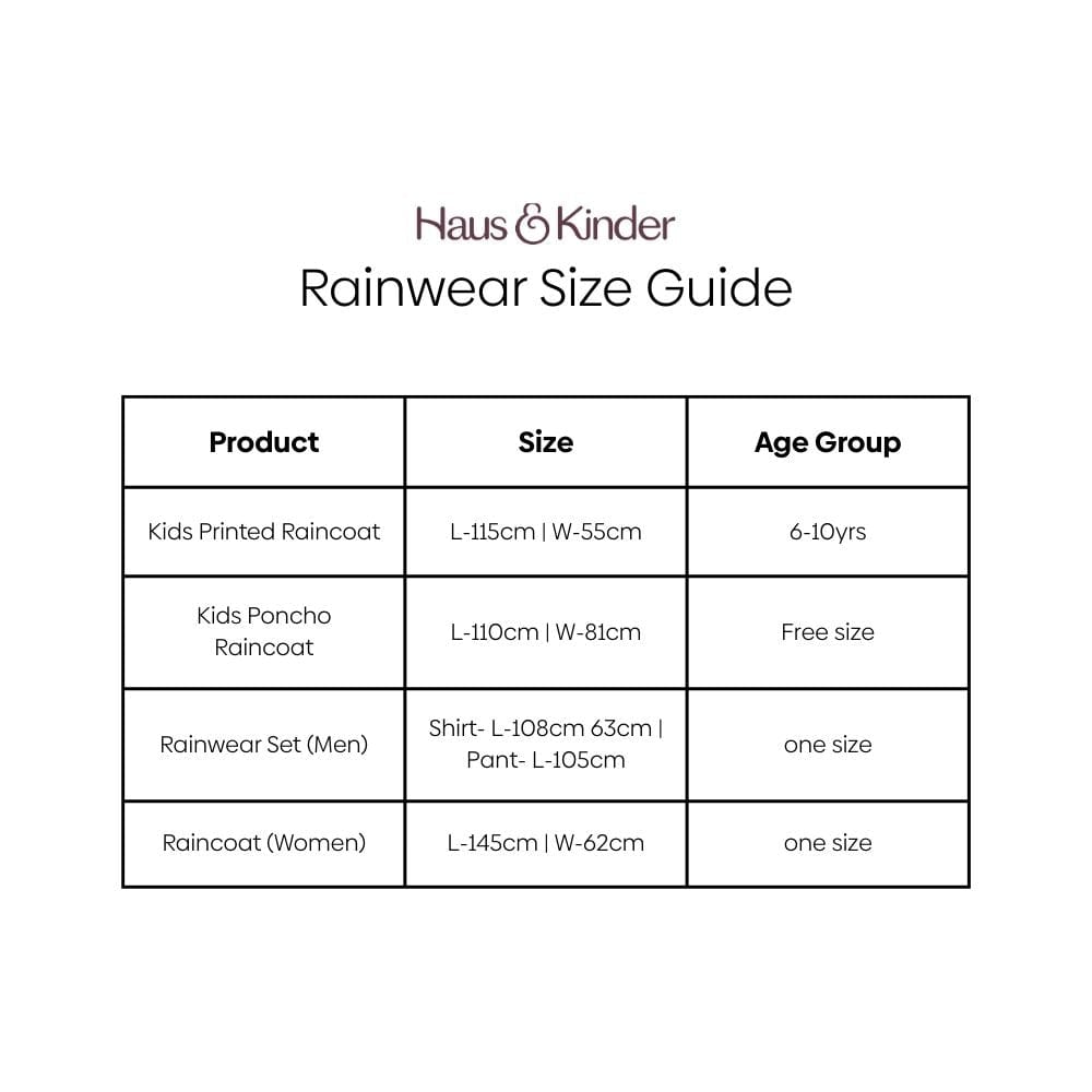 CR7 Storm Kids Printed Raincoat 6-10 yrs