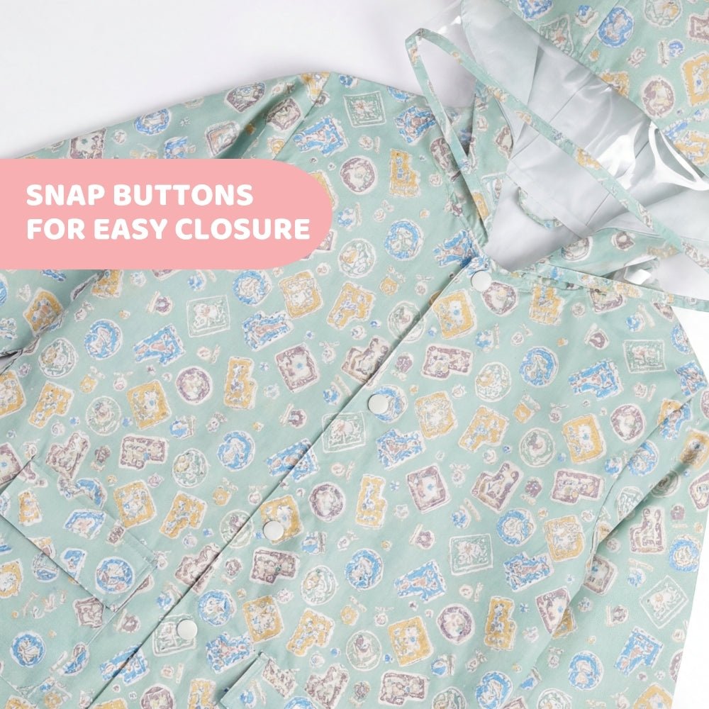 Safari Stamps Raintcoat With a Hood (6-10Yr) - Raincoat | haus & kinder