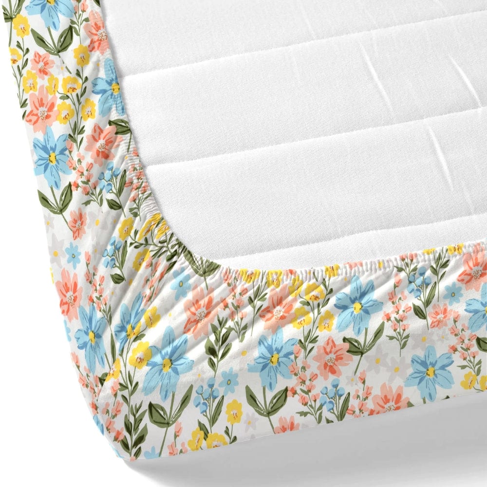 Chateau Luxe All-Season Double Microfiber Bedsheet- White, Blue