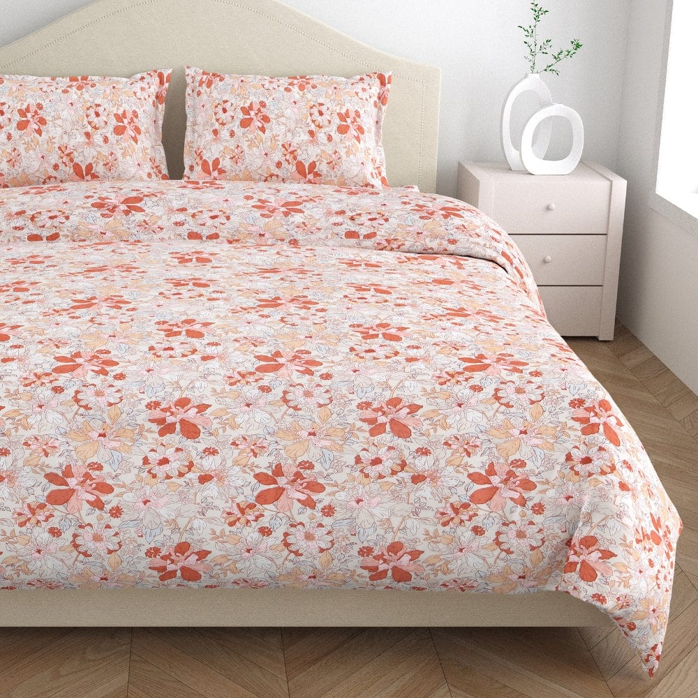 Ultra Soft Feel Bedsheet Set, Multicolor Lumenflora Print