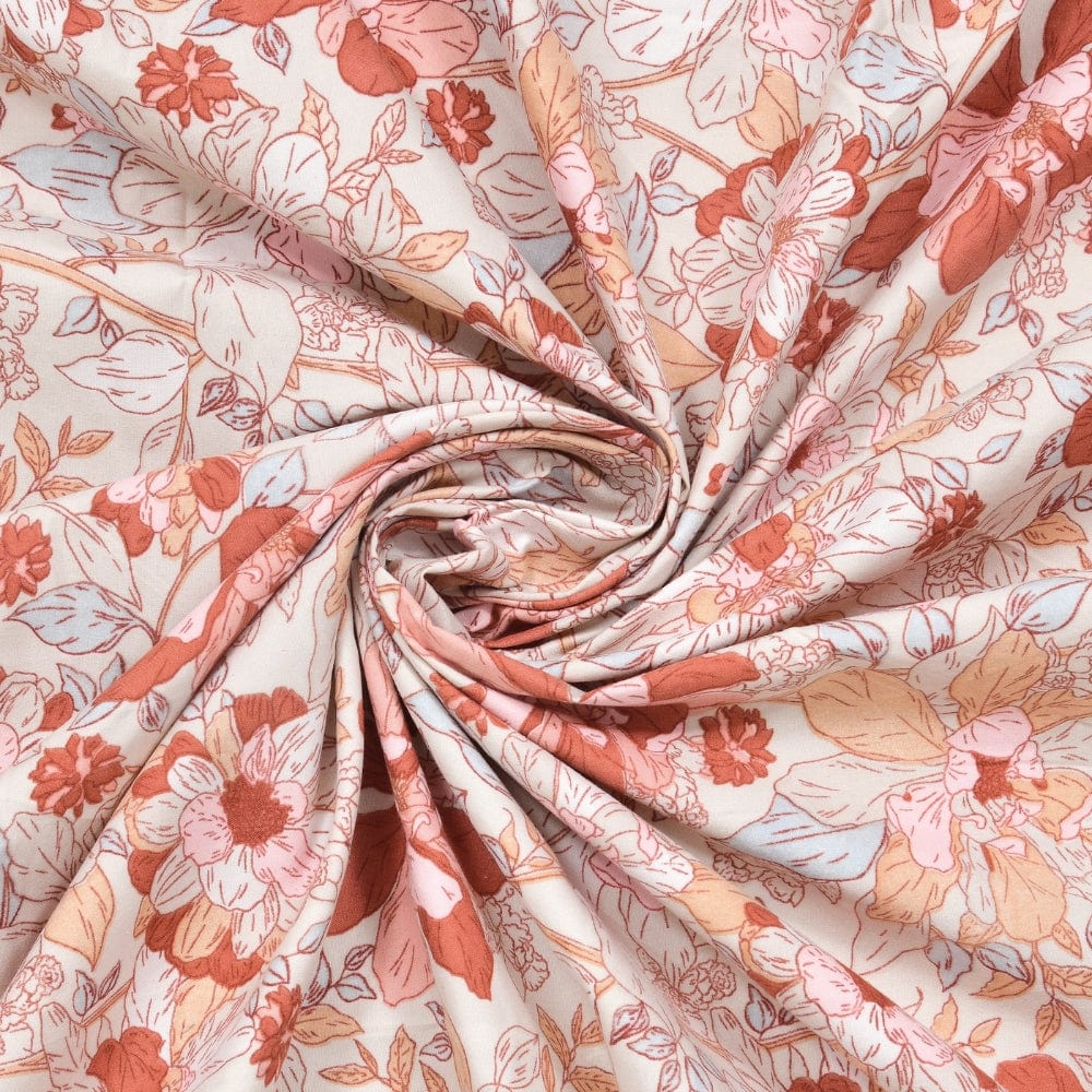 Ultra Soft Feel Bedsheet Set, Multicolor Lumenflora Print