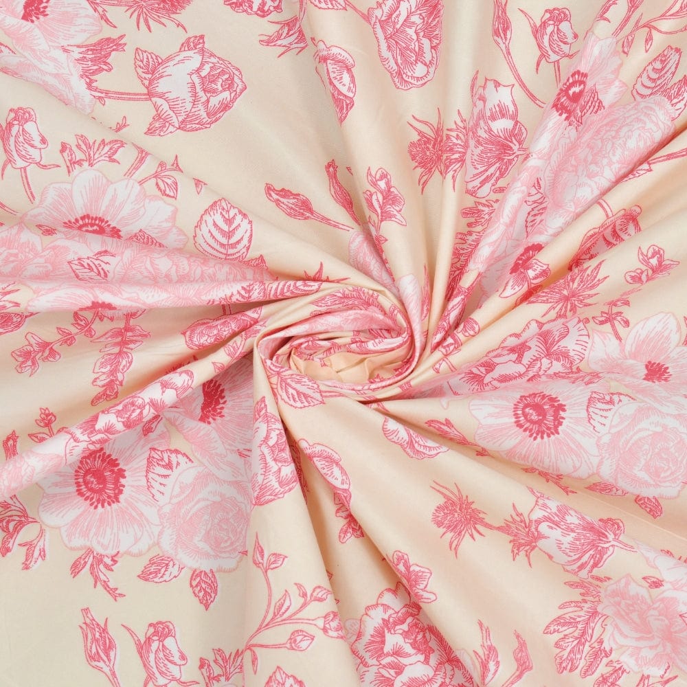 Ultra Soft Feel Bedsheet Set, Pink Petaluxe Drift