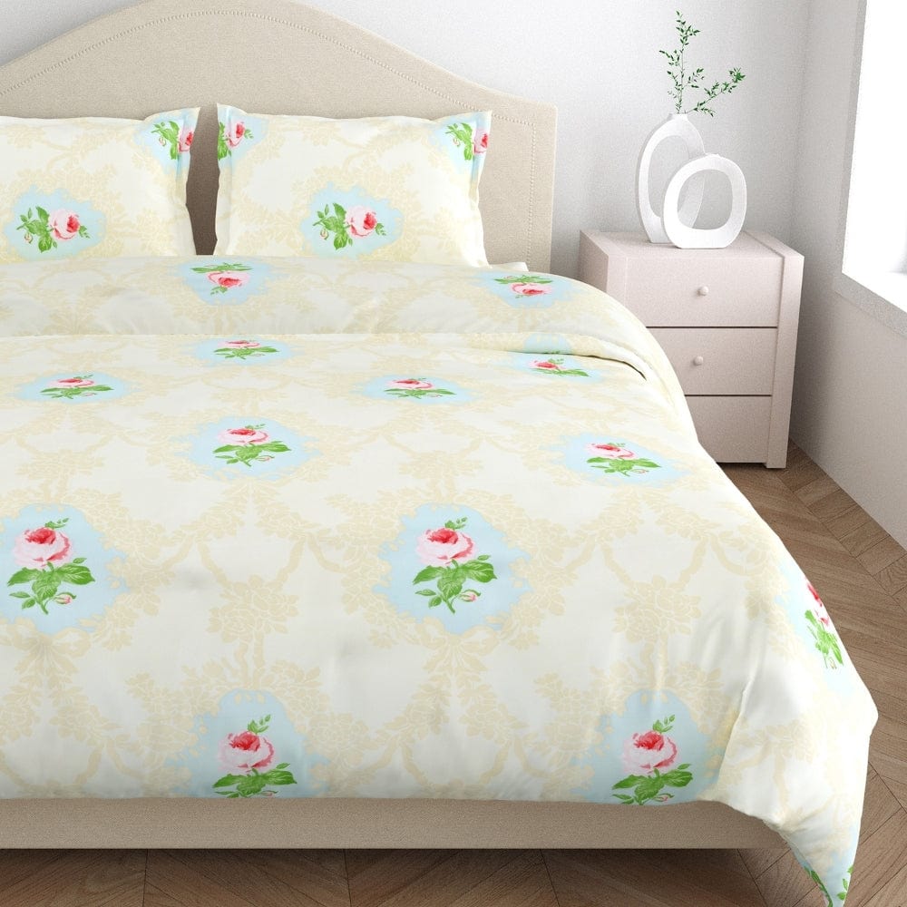 Ultra Soft Feel Bedsheet Set, Yellow Sylphflora Print