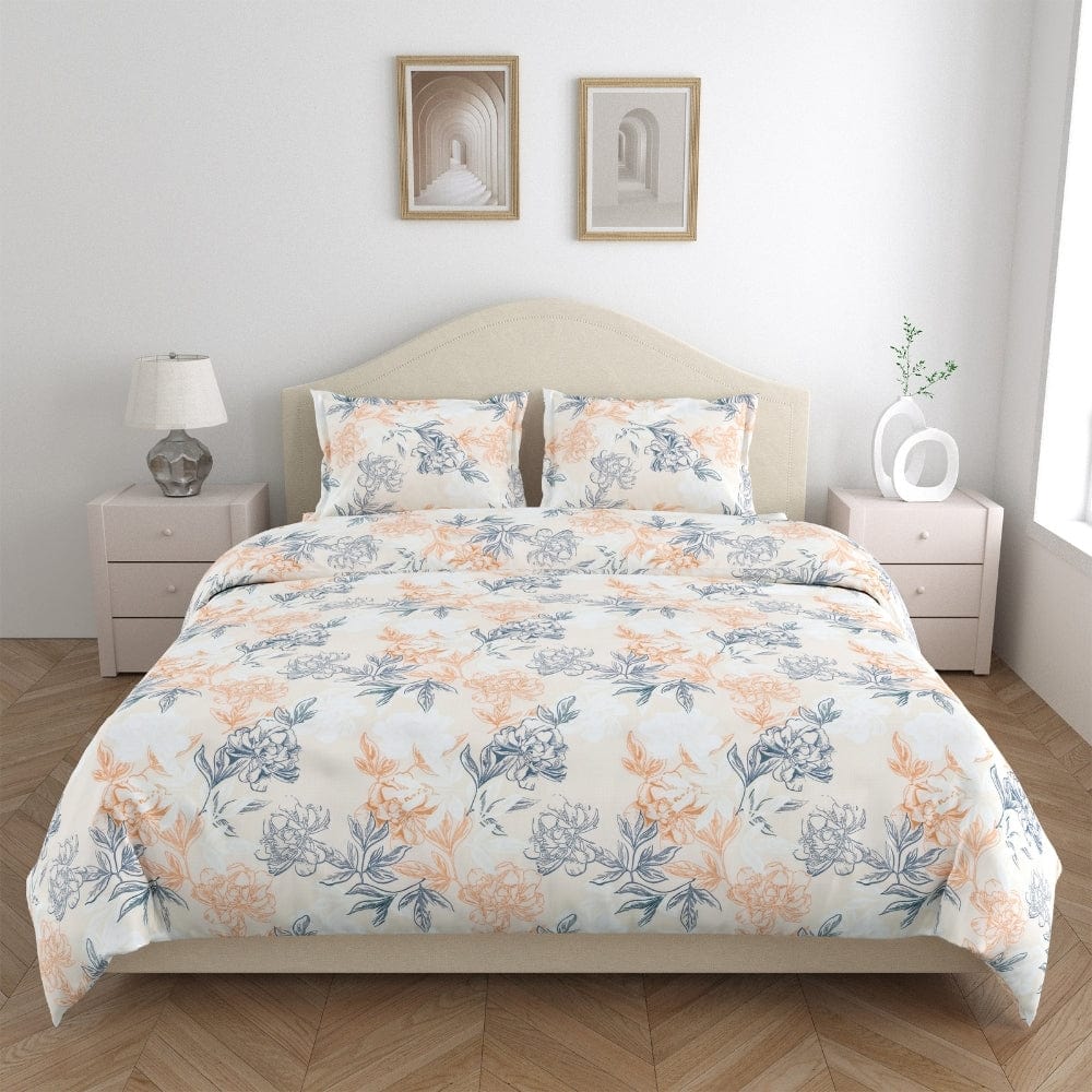 Ultra Soft Feel Bedsheet Set, Beige Verdelique Design