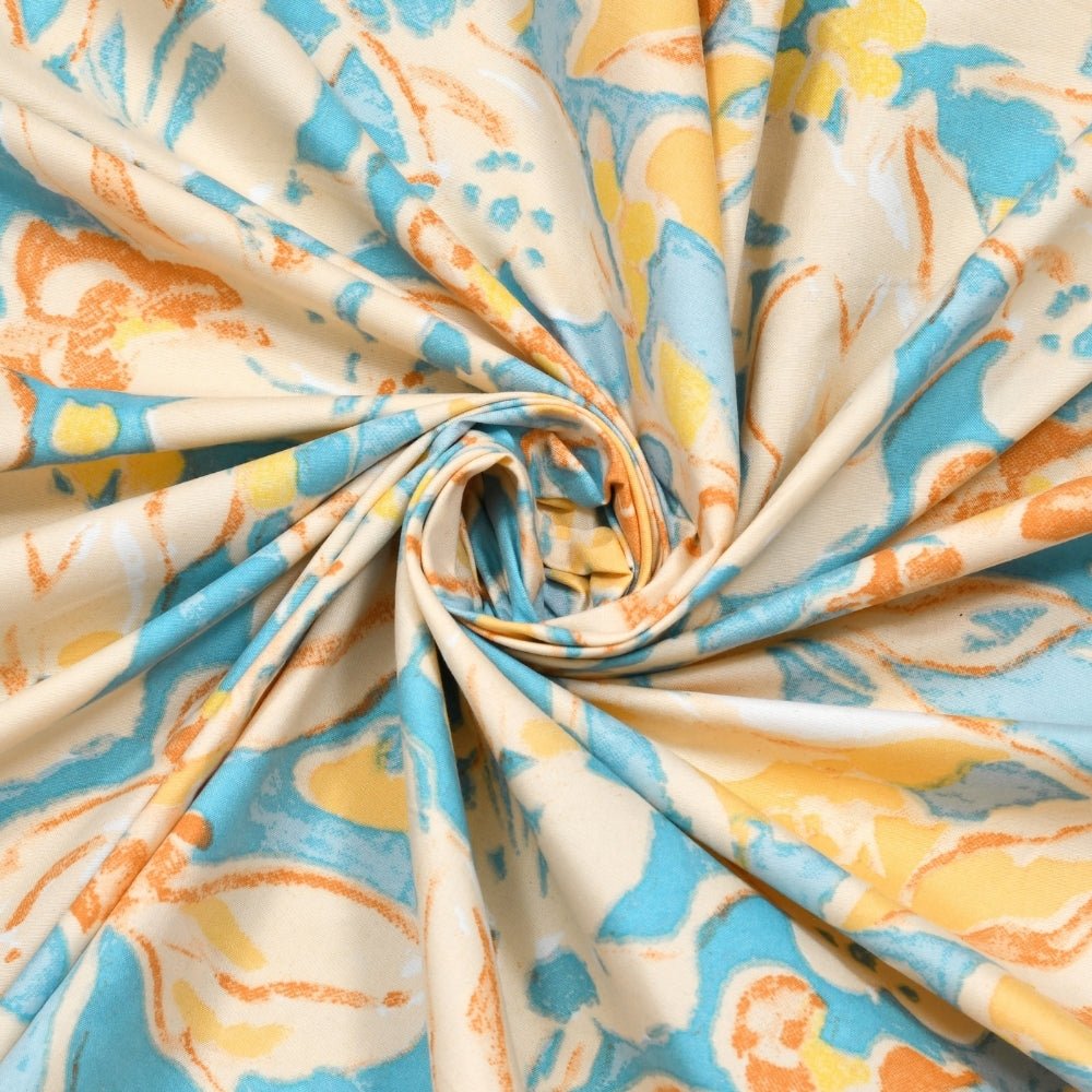 Bloom Soiree Ultra Soft Single Flat Microfiber Bedsheet, Multicolor - Bedsheets | haus & kinder