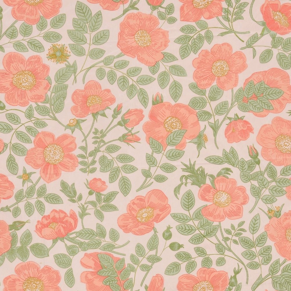 Twilight Florals Ultra Soft Single Flat Microfiber Bedsheet, Pink - Bedsheets | haus & kinder