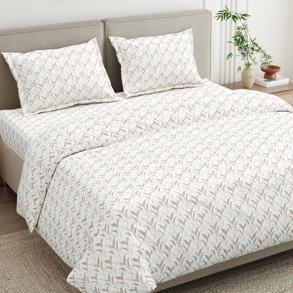 Velvet Canopy 100% Cotton King Size Bedsheet, 300 TC - Bedsheets | haus & kinder