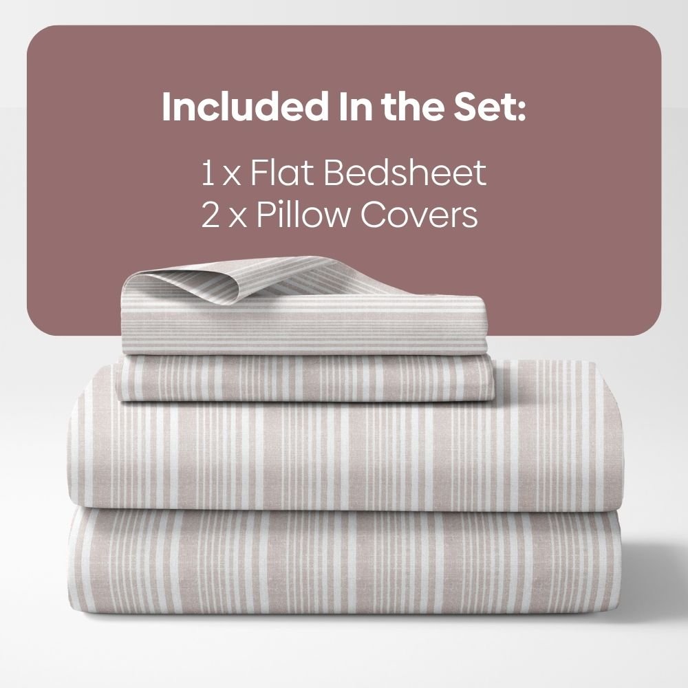 Verde Luxe 100% Cotton King Size Bedsheet, 300 TC - Bedsheets | haus & kinder