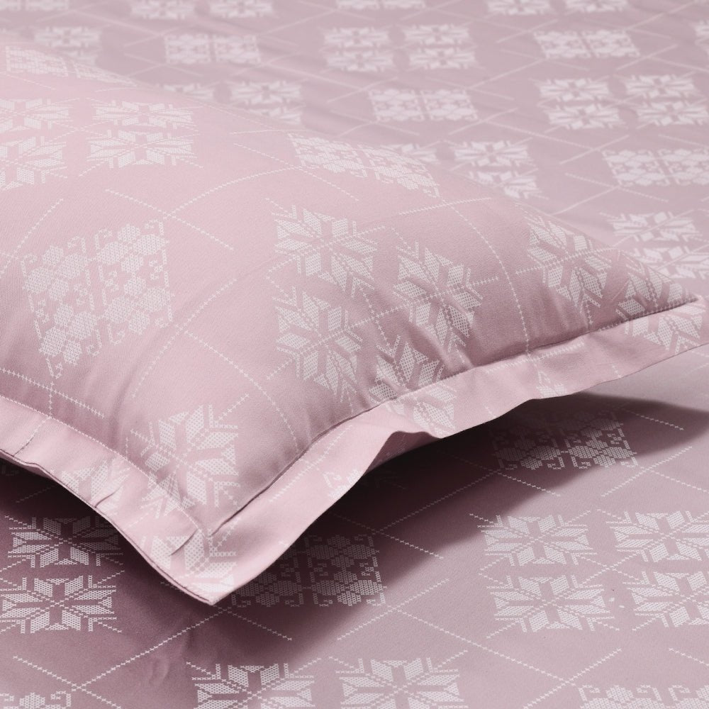 Opal Harmony 100% Cotton King Size Bedsheet, 300 TC - Bedsheets | haus & kinder