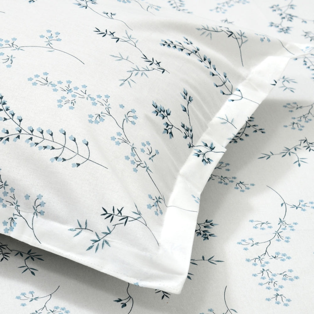 Blossom Nest 100% Cotton Double Size Bedsheet, 144 TC