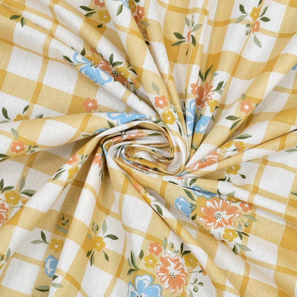 100% Combed Cotton 144 TC Double Fitted Bedsheet Iris Whisper