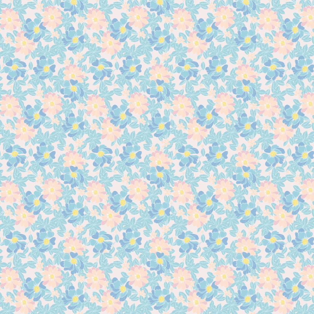 100% Combed Cotton 144 TC King Flat Bedsheet Petal Veil