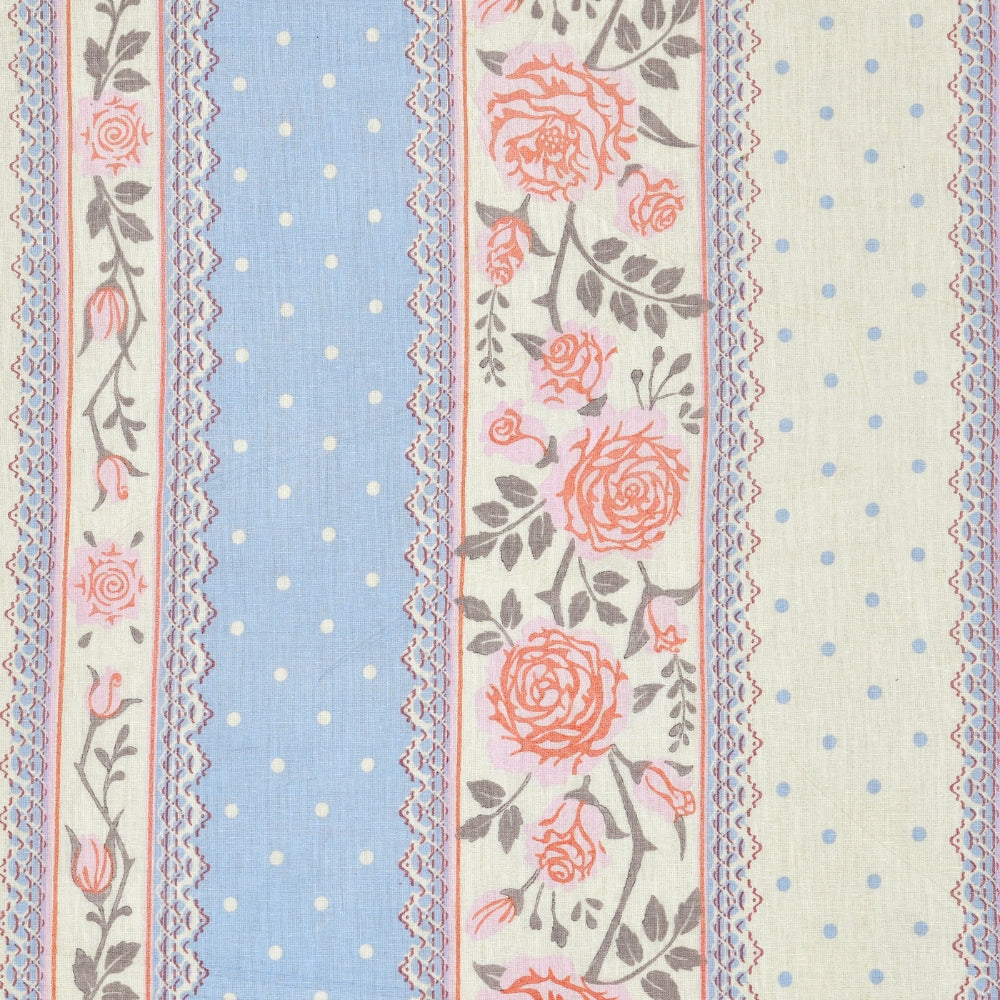 100% Combed Cotton 144 TC King Flat Bedsheet Oribella Bloom