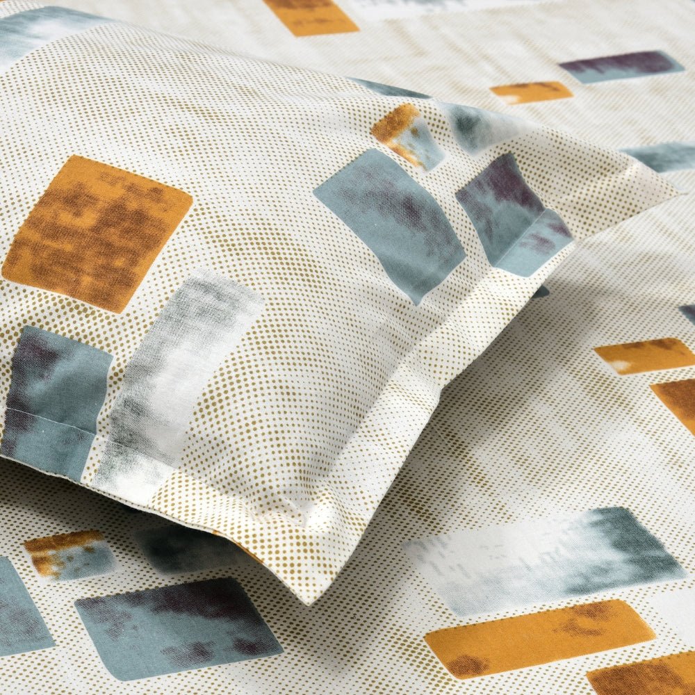 Zarava 100% Cotton King Bedsheet, 144 TC - Bedsheets | haus & kinder