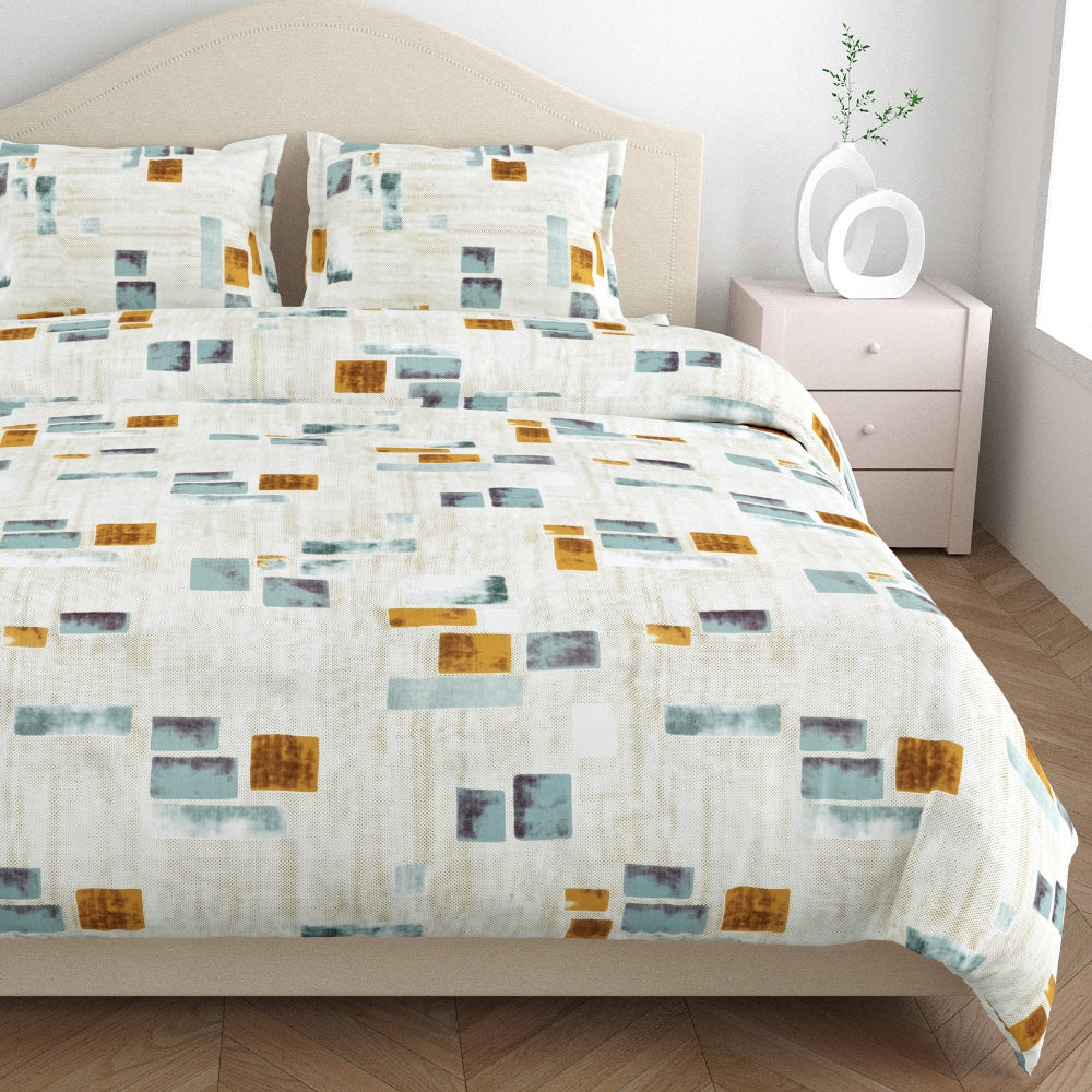 Zarava 100% Cotton King Bedsheet, 144 TC