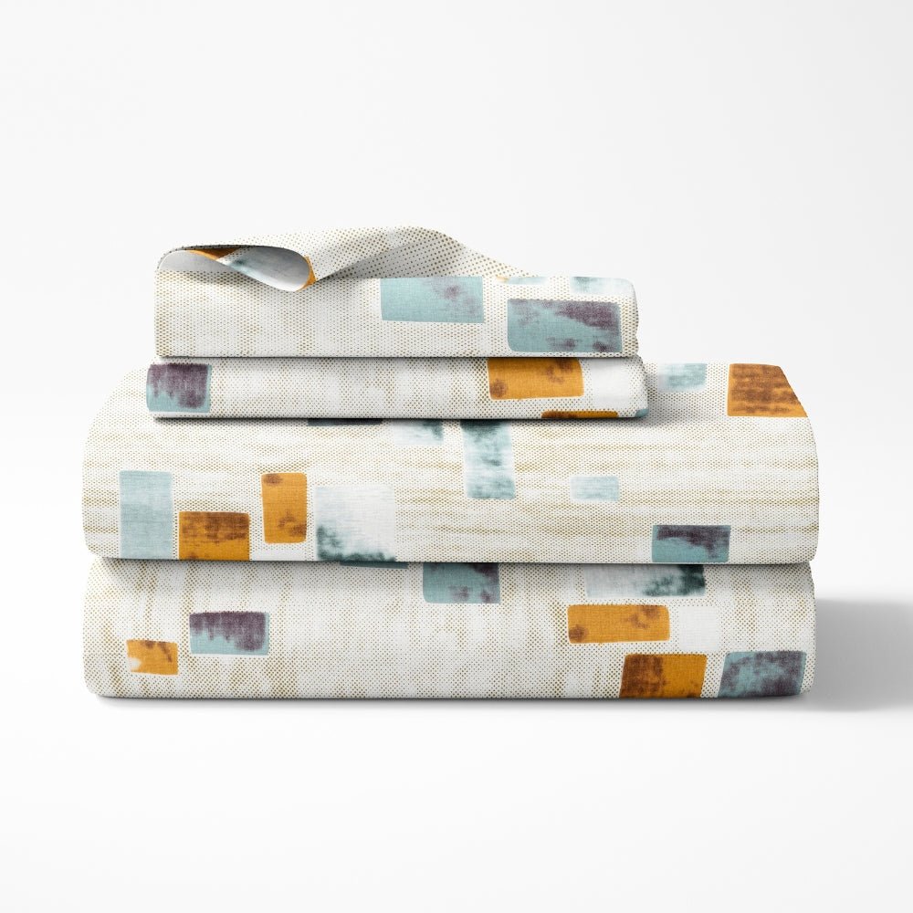 Zarava 100% Cotton King Bedsheet, 144 TC - Bedsheets | haus & kinder
