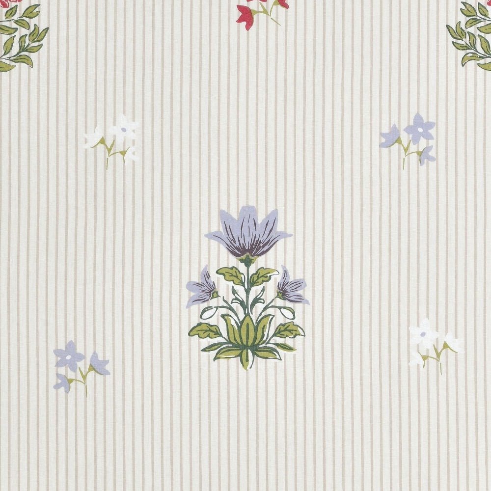 Floral Indienne 100% Cotton King Size Bedsheet, 186 TC - Bedsheets | haus & kinder