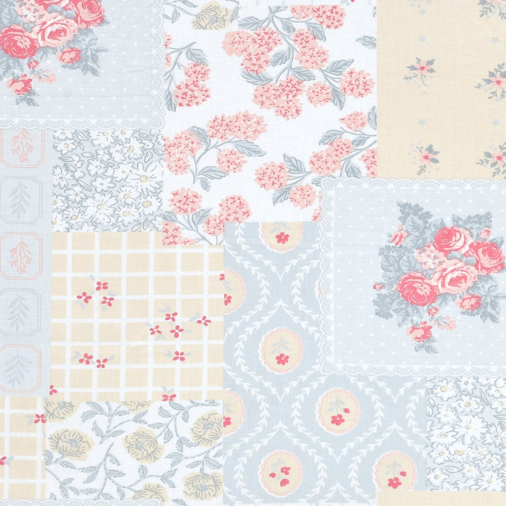 Combed Cotton King Bedsheet Blooming Heritage, 186 TC
