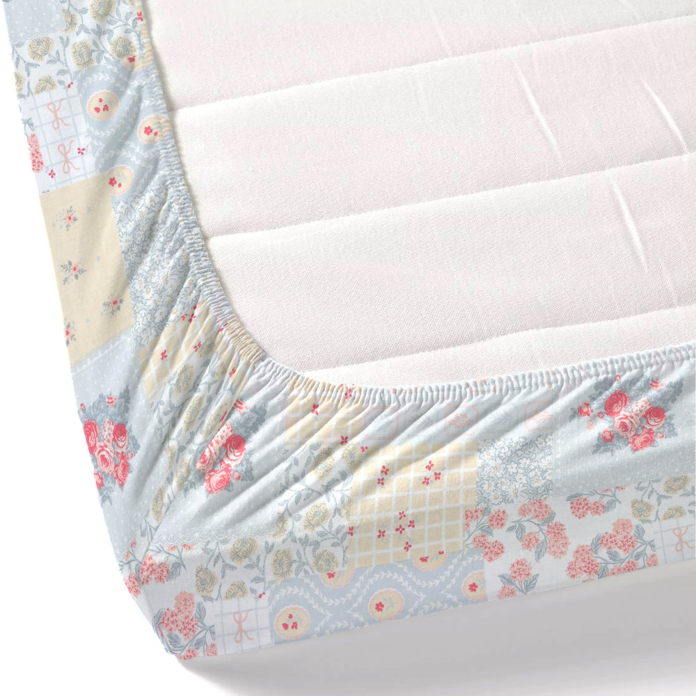 Combed Cotton King Bedsheet Blooming Heritage, 186 TC