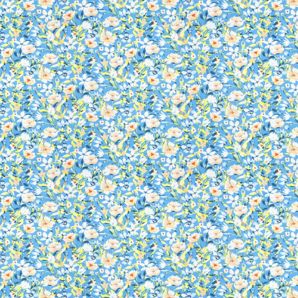 Everbelle 100% Cotton Single Flat 186 TC Bedsheet, Blue - Bedsheets | haus & kinder