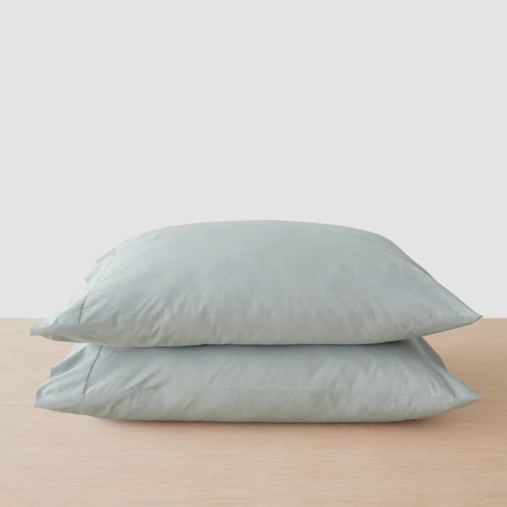 Organic Cotton King Flat Sheet- Coastal Calm 300 TC Percale